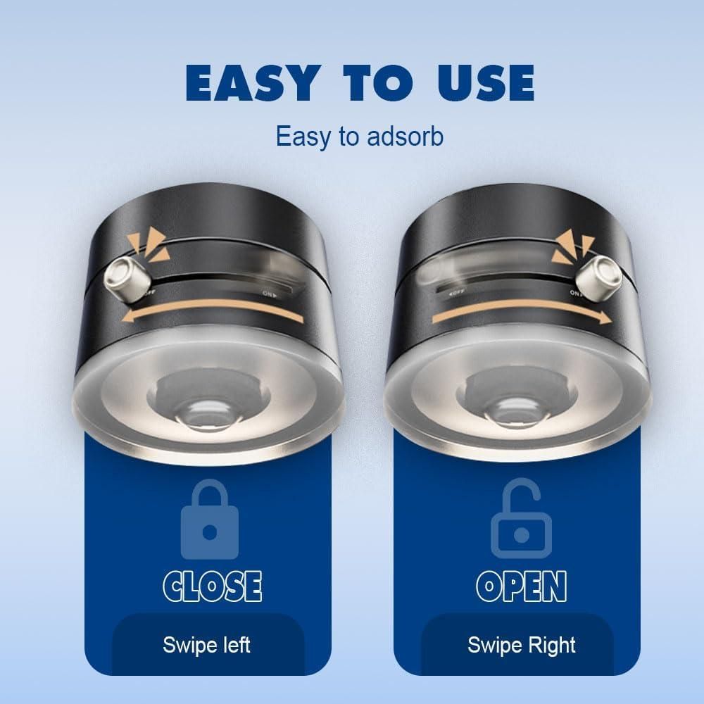 Premium Magnetic Vacuum Phone Holder – Adjustable 360° Mobile Stand for Car, Desk, Wall, Strong Suction Mount for All Smartphones