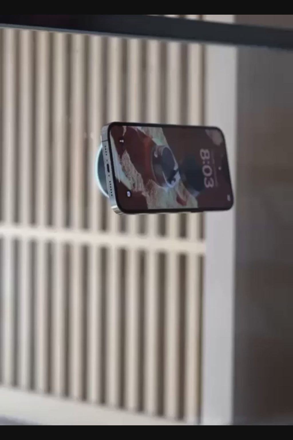 Premium Magnetic Vacuum Phone Holder – Adjustable 360° Mobile Stand for Car, Desk, Wall, Strong Suction Mount for All Smartphones